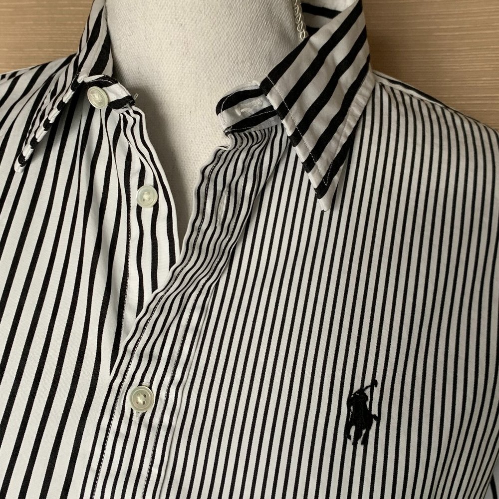 NWT Polo by Ralph Lauren Striped Button Down 8